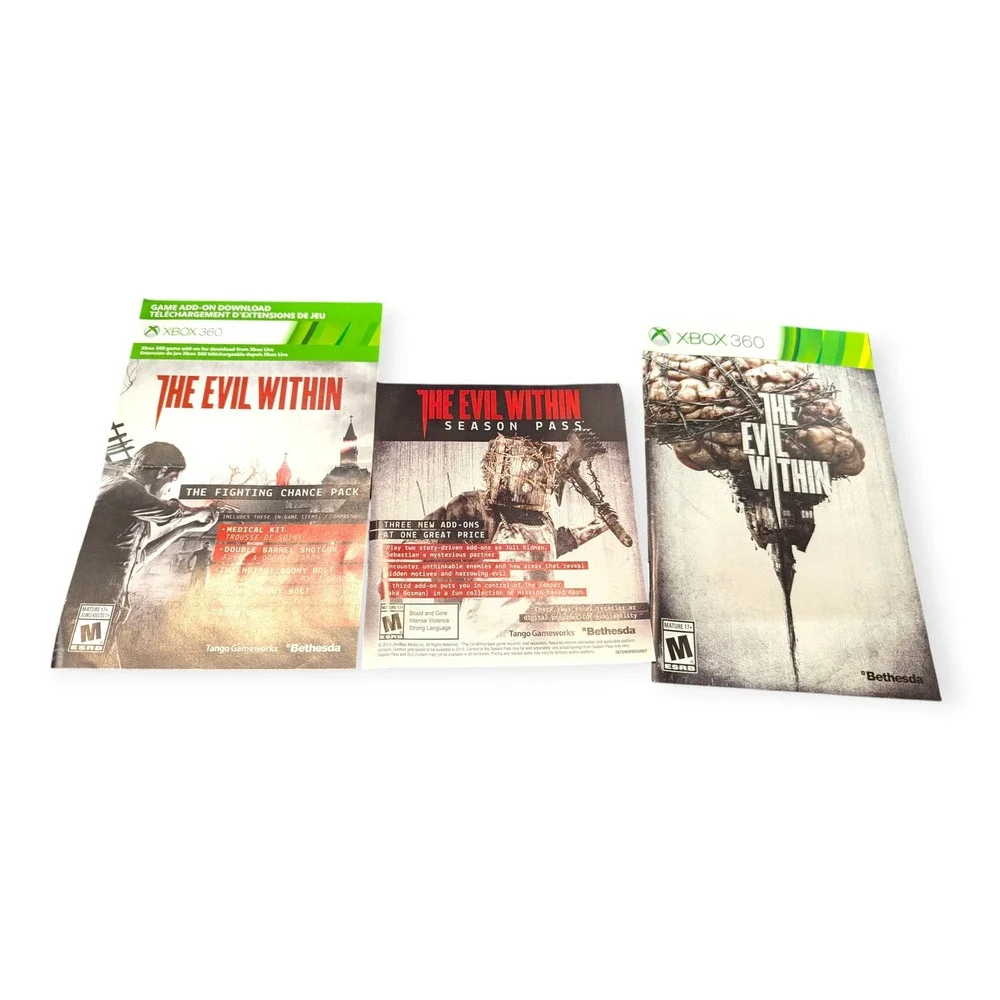 The Evil Within Xbox‎ 360 Bethesda Tango Gameworks Horror Game CIB